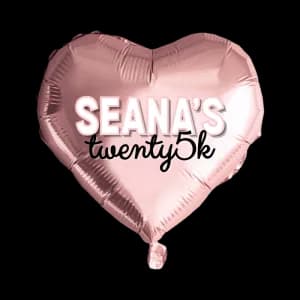 Seana's twenty5K Birthday Run 2026 logo