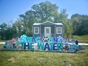 Wags on the Water 2026 logo