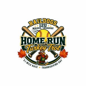 Raildogs (12u Mader/Murphy) Home Run Turkey Trot 2026 logo