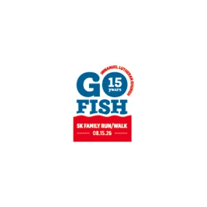 Go Fish 5K & Kids' Color Run 2026 logo
