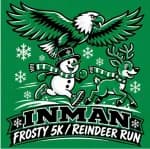 Inman Frosty 5K & Reindeer Run 2026 logo