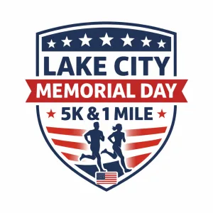 Lake City Memorial Day 5k & 1 Mile Road Race 2026 logo