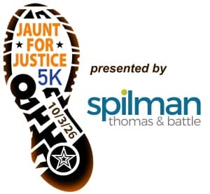 The Spilman Thomas & Battle Jaunt for Justice 5K 2026 logo