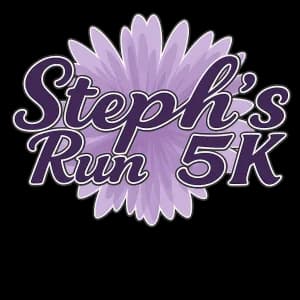 Steph's Run 5k 2026 logo