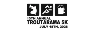 Troutarama 5k 2026 logo