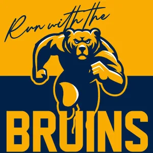 Run with the Bruins 5K Run/Walk 2026 logo