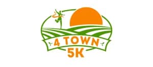 4 Town 5k 2026 logo