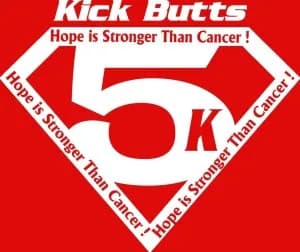 Kick Butts 5K Hope Is Stronger Than Cancer 2026 logo