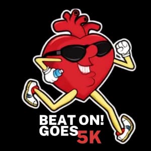 The Beat Goes On 5K 2026 logo