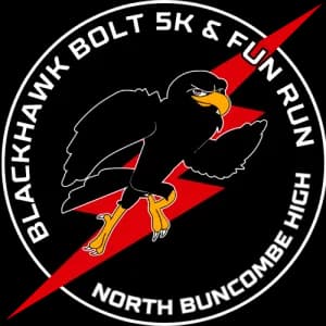 Blackhawk Bolt 5K & Fun Run at North Buncombe High School 2026 logo