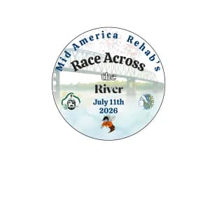 Mid America Rehab's Race Across the River - 2026 logo