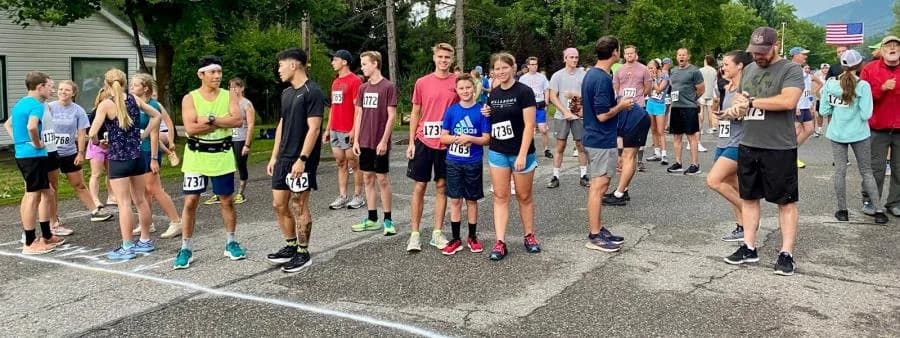 Mendon Pioneer Day 5K & 10K 2026 logo