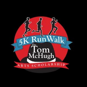 Tom McHugh Run for the Arts 5K Run/Walk 2026 logo