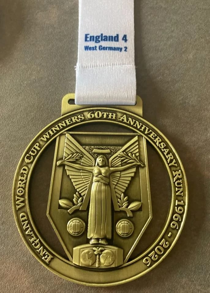 World Cup winners 60th anniversary Marathon 2026 logo
