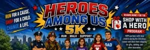 Heroes Among Us 5k Run/Walk 2026 logo