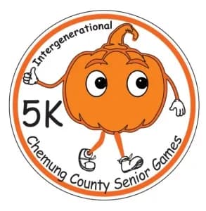 Chemung County Senior Games Intergenerational 5k 2026 logo