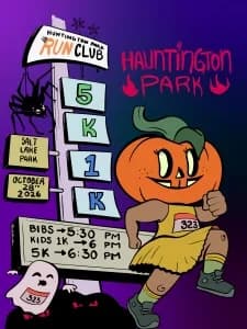 Hauntington Park 5K 2026 logo