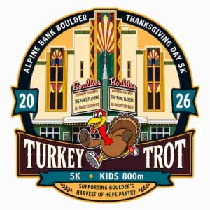Alpine Bank Boulder Thanksgiving Day 5K 2026 logo