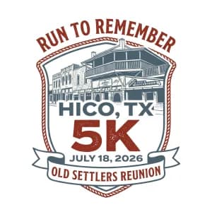 Old Settler's 5K Run/Walk 2026 logo