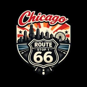 Solidarity Sidekick Down Route 66- Stop 1: Chicago 6.6K 2026 logo