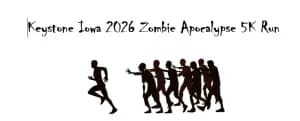 Keystone Iowa 2026 Zombie Apocalypse 5K Run logo