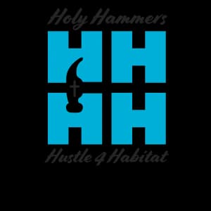 Holy Hammers Hustle for Habitat 2026 logo