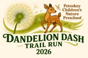Dandelion Dash Trail 5K, 1 Mile, and Short Family Fun Run 2026 logo