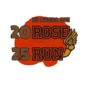 The Pi Kappa Phi Rose Run 5K Run/Walk 2026 logo