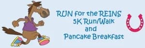 Run for the Reins - 5K Run/Walk and Pancake Breakfast 2026 logo