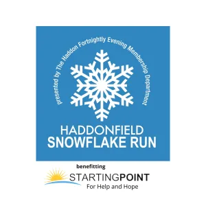 Haddonfield Snowflake Run 2026 logo