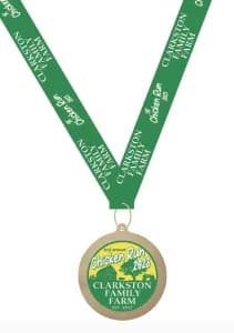 5th Annual Clarkston Family Farm 5k Chicken Run and 1mile Chicken Little Run 2026 logo