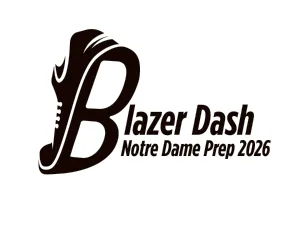 Notre Dame Prep Blazer Dash Scholarship Run 2026 logo