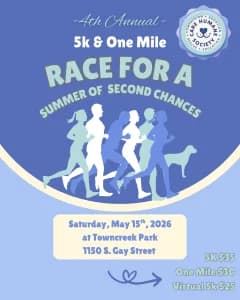 4th Annual Race for a Summer of Second Chances benefiting CARE 2026 logo