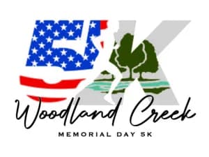 Woodland Creek Memorial Day 5K 2026 logo