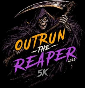 Outrun The Reaper (virtual 5K) 2026 logo
