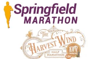 14th Annual Springfield Marathon & Harvest Wind Half Marathon & 10K 2026 logo