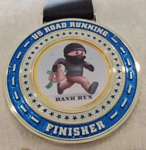 BANK RUN Virtual 5K, 10K, 13.1M, & 26.2M (August 2026) logo