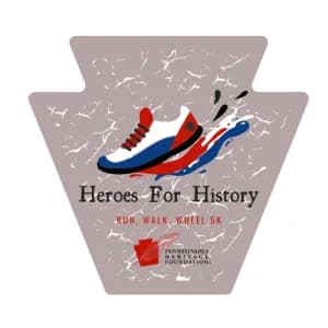 Pennsylvania Heroes for History 5k 2026 logo