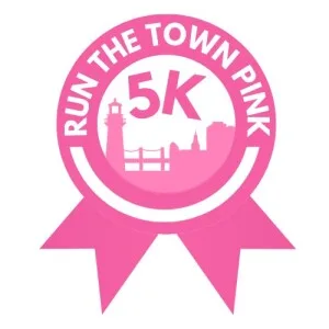 Run The Town Pink 5K 2026 logo