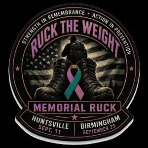 Ruck the Weight VA Annual Memorial Ruck 2026 logo