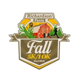 Richardson Farm Fall 5K & 10K with Family 1 Mile Adventure Run 2026 logo