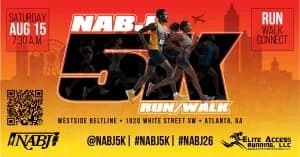 NABJ 5K Run/Walk ~ Run • Walk • Connect 2026 logo