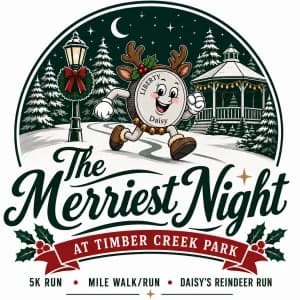 The Merriest Night: Run & Holiday Festival 2026 logo