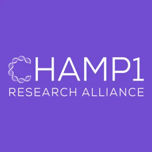 Run for CHAMP1 2026 logo