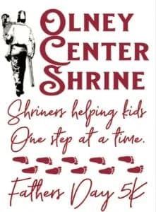 Olney Center Shrine Father's Day 5K 2026 logo