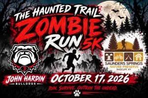 Run with the Bulldogs 2026 logo