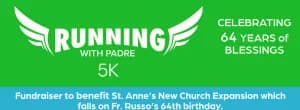 Running With Padre 5K 2026 logo