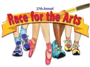 Race for the Arts 5K 2026 logo