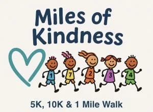 Miles of Kindness — 5K, 10K, 1 Mile Family Walk 2026 logo