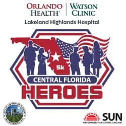 Central Florida Heroes 5k 2026 logo
